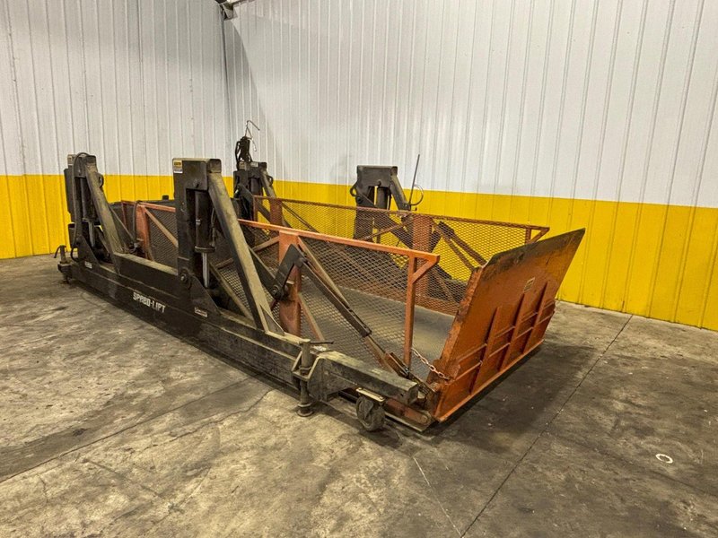 10,000 LBS SUPERIOR HANDLING EQUIPMENT "SPEED LIFT" CANTILEVER HYDRAULIC LOADING DOCK LIFT RAMP: STOCK #23686