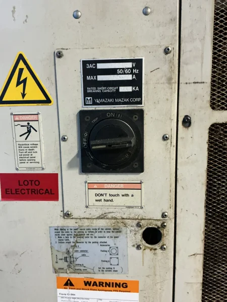 YAMAZAKI MAZAK CORP. 22 KVA CNC LATHE   -  QT-10