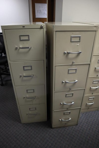 Hon (8pcs) 4 Drawer File Cabinets- Auction Item