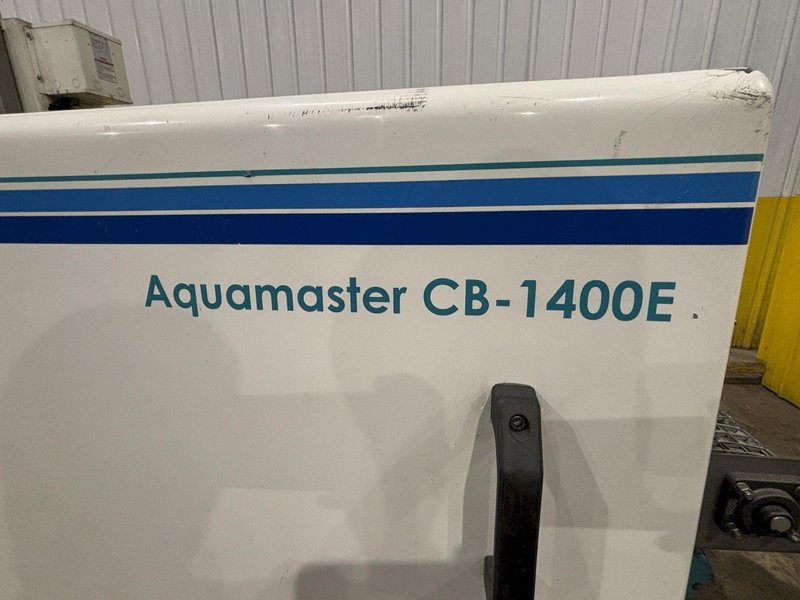 14&quot; W X 10&quot; H 2019 ALLIANCE AQUAMASTER CB-1400E STAINLESS STEEL CONVEYOR BELT 3 STAGE PARTS WASHER: STOCK #23104