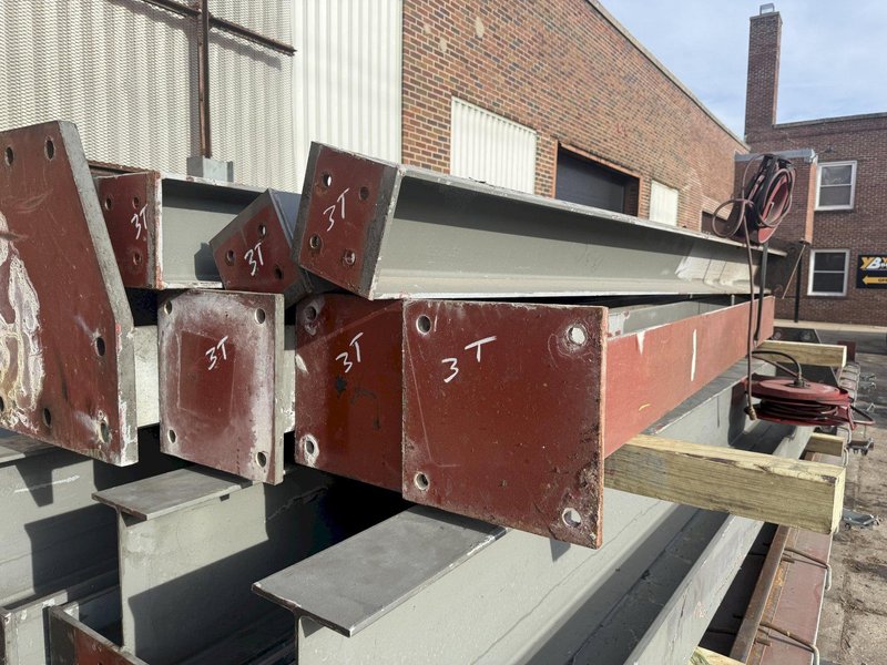 3 TON X 20' X 60' OSBORN SINGLE GIRDER CRANE SYSTEM, FREE STANDING, DETROIT HOIST: YOBRO #24535