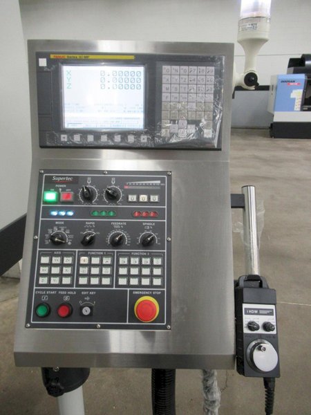 Supertec EASY-2032CNC CNC Surface Grinder w/Fanuc 0i-MF, 20"x32" Fine Pole Chuck, Full Enclosure, Coolant System w/Magnetic Separator &amp; Paper Filtration, Approx. 500 HOURS!