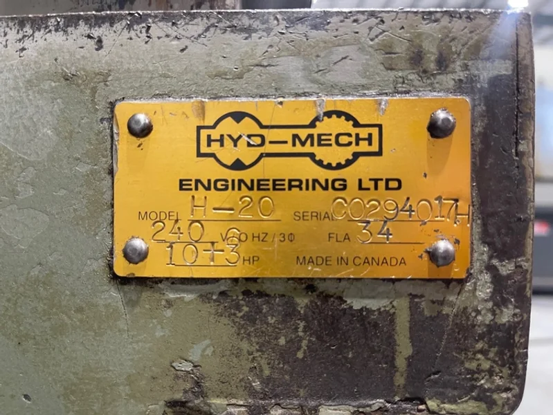 HYD-MECH H-20A  Automatic Horizontal Band Saw 2002’ #6849