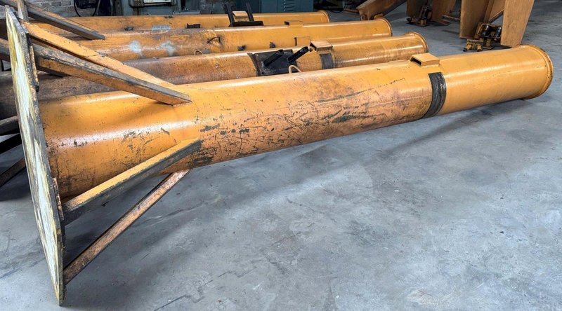 1 Ton Abell-Howe Jib Crane, Floor Mount, 360 Degree, 12&#039; Under, 18&#039; Span