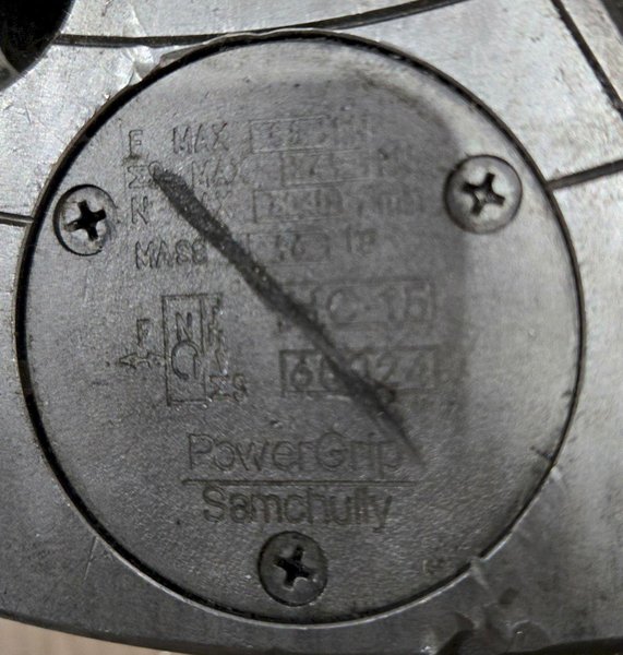 SAMCHULLY HC‑15 Power Grip 15″ CNC Lathe 3-Jaw Chuck USED