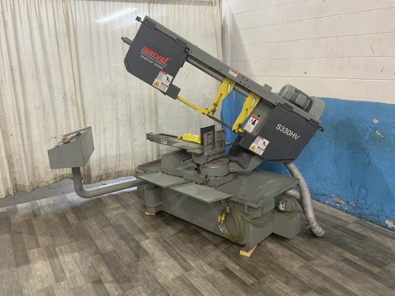12" X 18" MARVEL SPARTAN SERIES S330HV HORIZONTAL BANDSAW: STOCK #80705