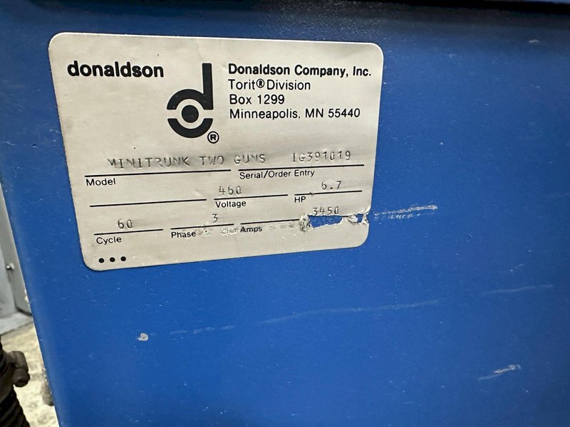 DONALDSON TORIT MINITRUNK WELDING FUME EXTRACTOR: STOCK #77850