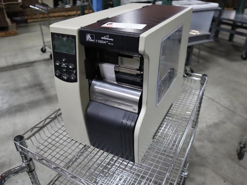 Zebra 110Xi4 Label Printer, 203 dpi, 4" Wide Label Cap- Auction Item