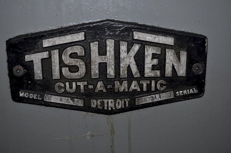 18 TON TISHKEN 4 POST CUT OFF PRESS