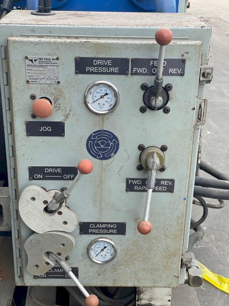 Used, Tri Tool Model PFM 816 Pipe Beveler with Hydraulic Power Unit (Model HPU75-60/5)