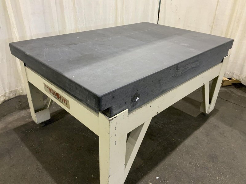 4' X 6' COLLING MICO FLAT GRANITE SURFACE INSPECTION PLATE: STOCK #80924