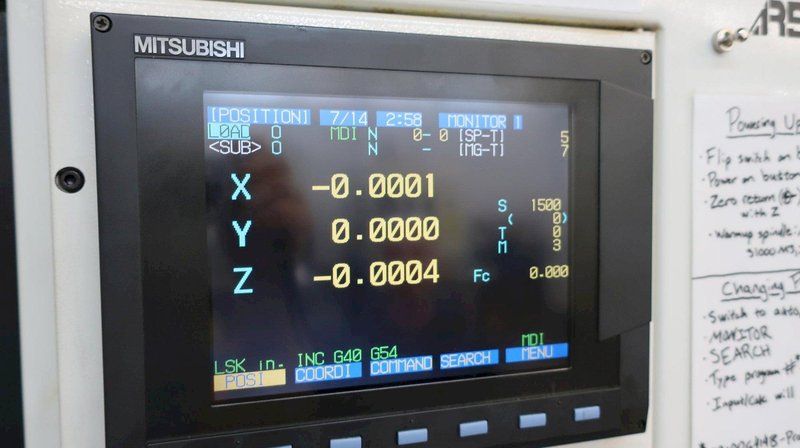 Ares-Seiki Model A560 CNC High Speed Drill/Tap Production Machining Center,  10,000 RPM, Rigid Tap, 20 ATC, 25x16 Table, 5HP, New 2006