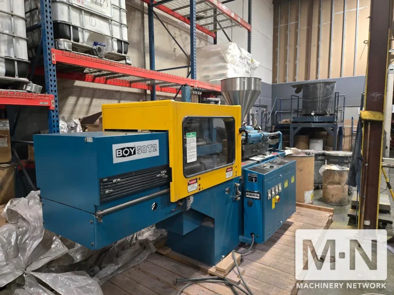 50 TON BOY MODEL 50T2 I INJECTION MOLDING MACHINE MFG 1992