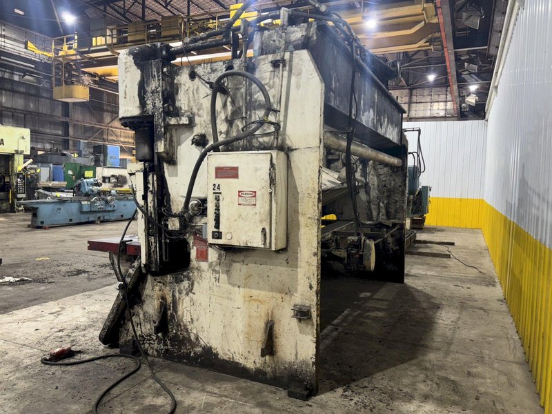 14' x 1/2" PACIFIC MODEL #500R HYDRAULIC POWER SHEAR WITH BACK GAUGE: STOCK #22940