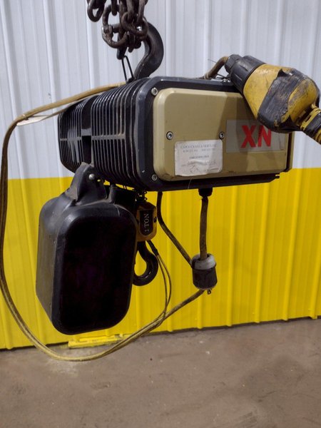 1 TON KONE MODEL @XN10100015P16S1C KONECRANES ELECTRIC CHAIN HOIST: STOCK 18707