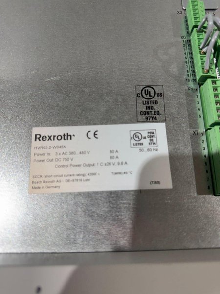 REXROTH HVR03.2-W045N SERVO DRIVES USED