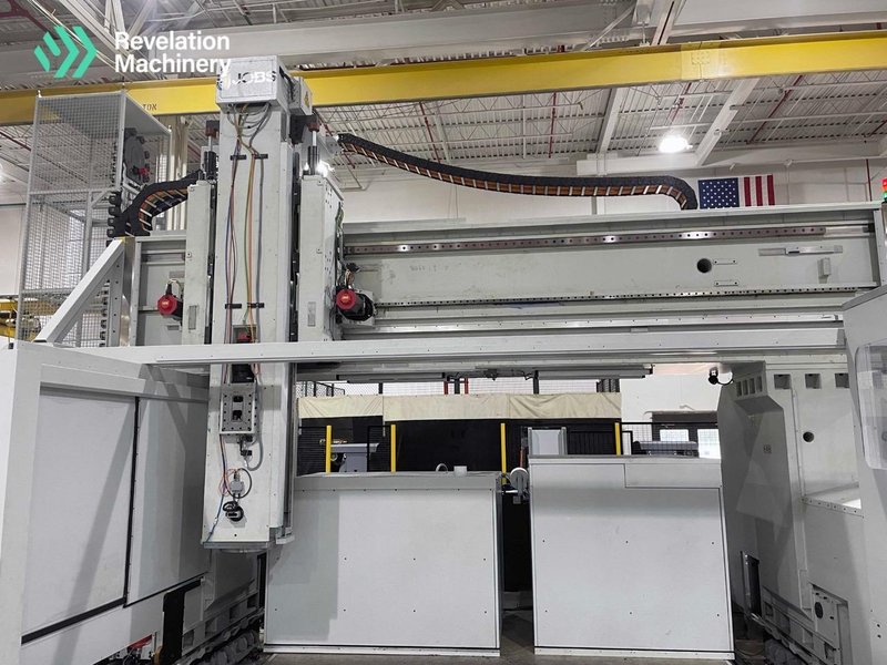 JOBS Ever5 5-Axis Gantry Mill, 2021 – 26′ x 13′ x 5′ Travel, 5x Spindle Heads, Warranty, Installed