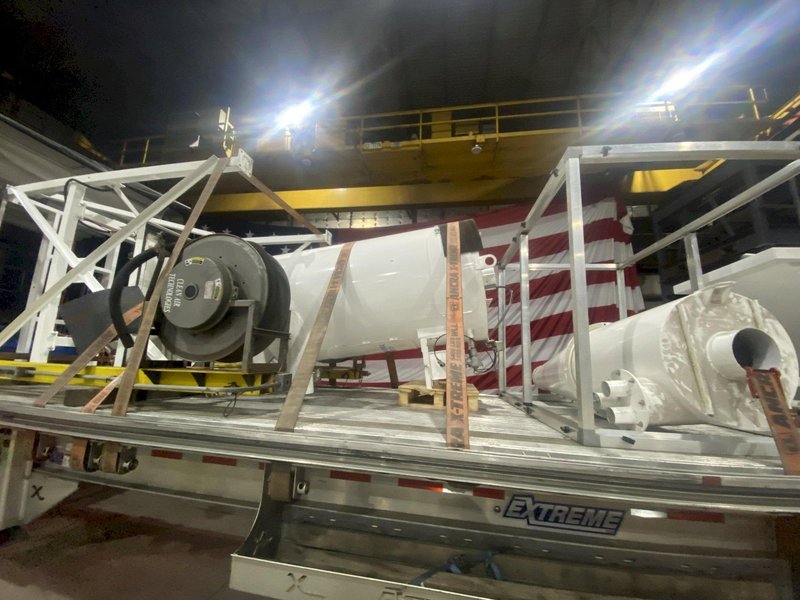 40 HP x 4 STATION CLEAN AIR TECHNOLOGIES / EUROVAC INDUSTRIAL TRANSIT &amp; BUS CENTRAL VACUUM SYSTEM: STOCK #19901