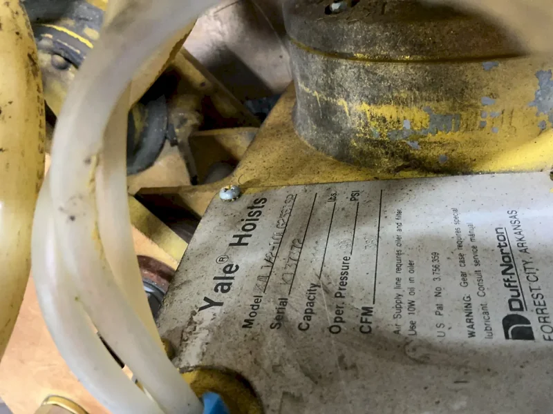 YALE 1/2 TON HOIST  -  KAL-1/2-10LG25S1SR