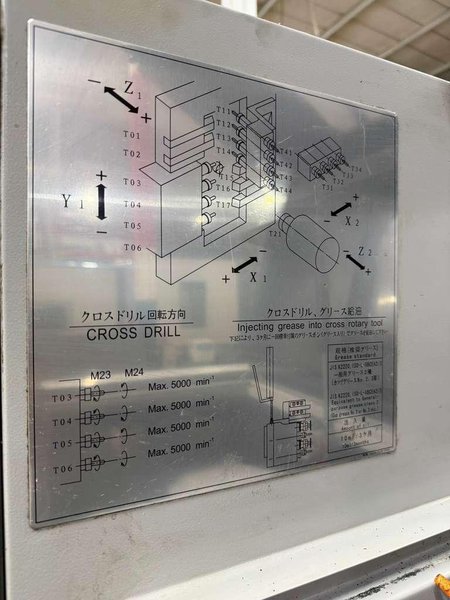 Tsugami B0205-II CNC Swiss Type Automatic Lathe