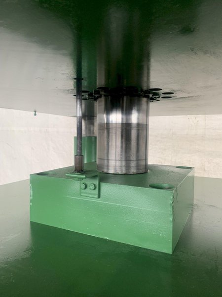 50 TON FRANKLIN(FMI) SP-50 HYDRAULIC CUT OFF PRESS. STOCK # 0733122