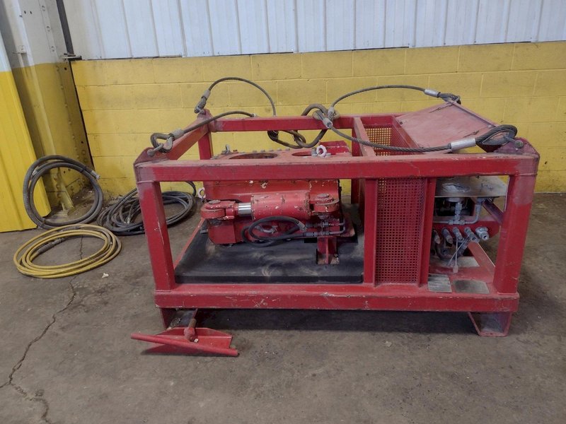 10&quot; WEATHERFORD MODEL &quot;SUT&quot; PORTABLE PIPE HYDRDAULIC BREAK-OUT &amp; BUCKING MACHINE: STOCK #18037