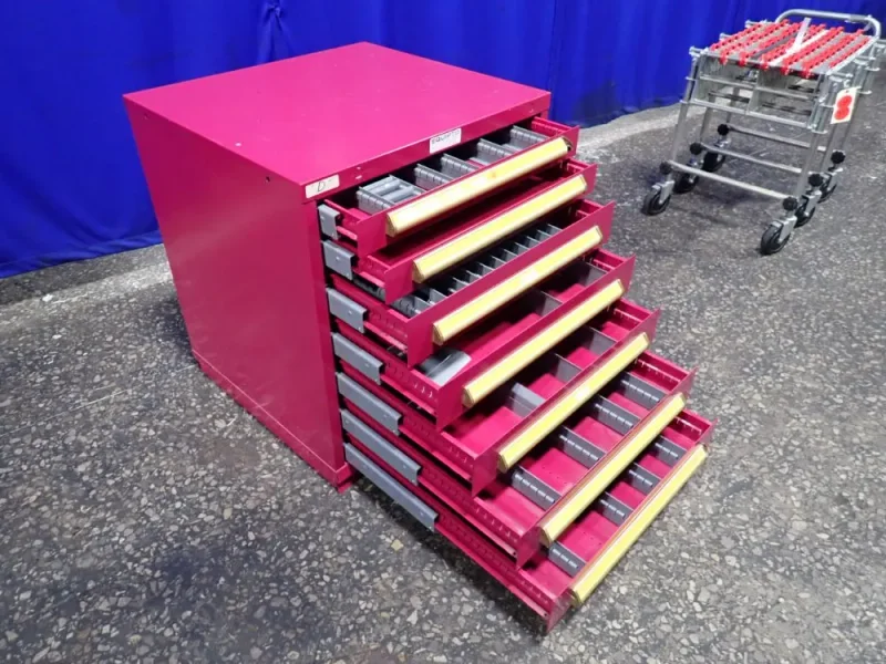 EQUIPTO 6 @ 25" X 25" X 2"/3" TOOL CABINET