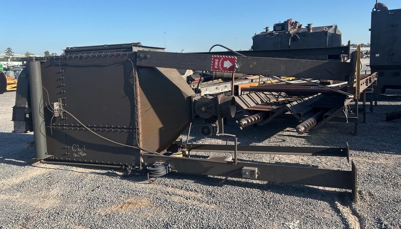 72" WIDE x 18" HIGH PANGBORN MODEL #ES1821-125 TOP &amp; BOTTOM PLATE SHOT BLAST MACHINE, WITH DUST COLLECTOR: YOBRO #25181