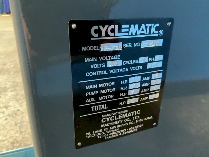CYCLEMATIC 14” X 20” LATHE   -  CHR-68EVS