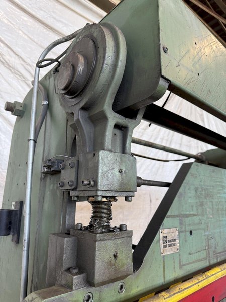 55 TON X 8&#039; WYSONG MODEL 55–6–1S MECHANICAL PRESS BRAKE. STOCK # 1001625
