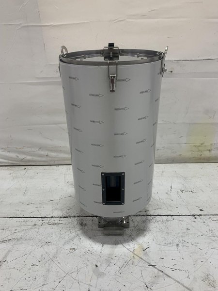 New AEC Drying Hopper, WH50, Approx. 50 lb Capacity, Insulated, Stainless Steel