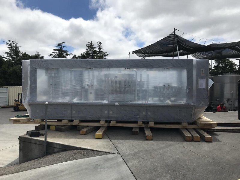 Never Used GAI Wine Bottling Line – Monoblock Filler/Corker + Riddling Unit – 2023