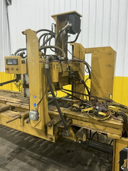 CAT TRACK PIN &amp; BUSHINGS PRESS WITH ELECTRIC IMPACT WRENCH, WINCH &amp; CONVEYOR: YOBRO #24866