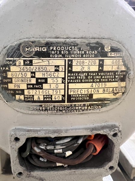 6&quot; X 12&quot; HARIG HORIZONTAL SURFACE GRINDER: STOCK #20109