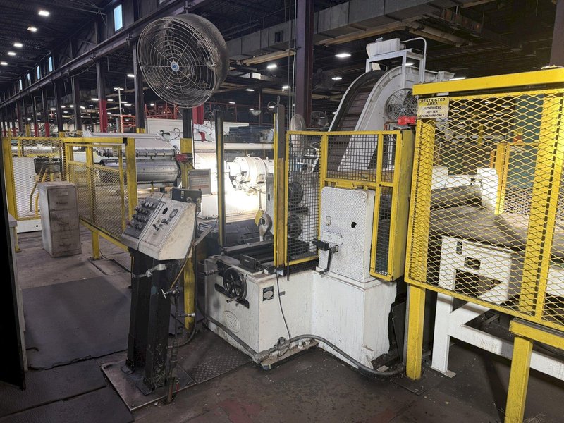54" X .110" YODER SLITTING LINE, COMPLETE LINE: YOBRO #24277