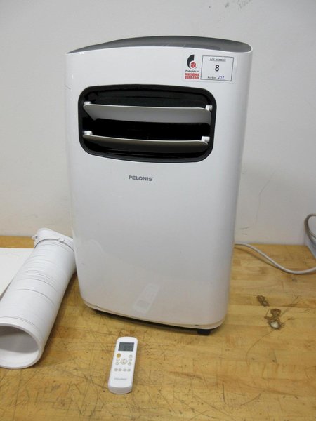 Pelonis 12,000 BTU Portable AC (PAP12R1BWT), with Remote Control and Adjustable Venting- Auction Item