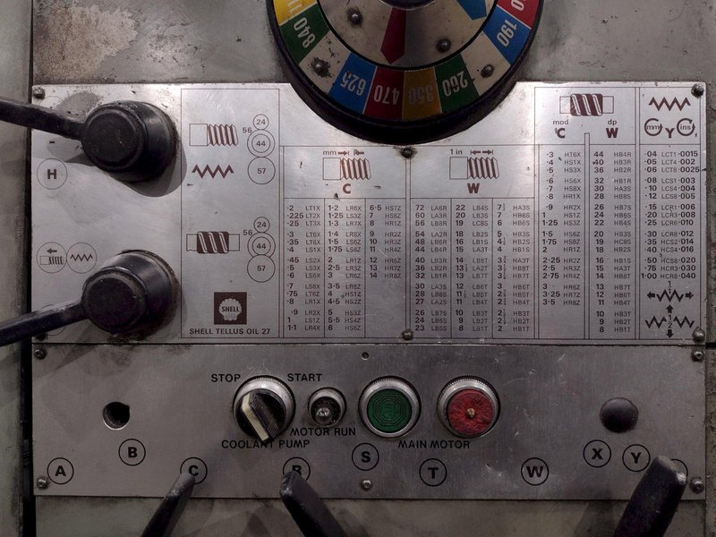 15" X 50" CLAUSING MODEL #15 COLCHESTER ENGINE LATHE: YOBRO #23986