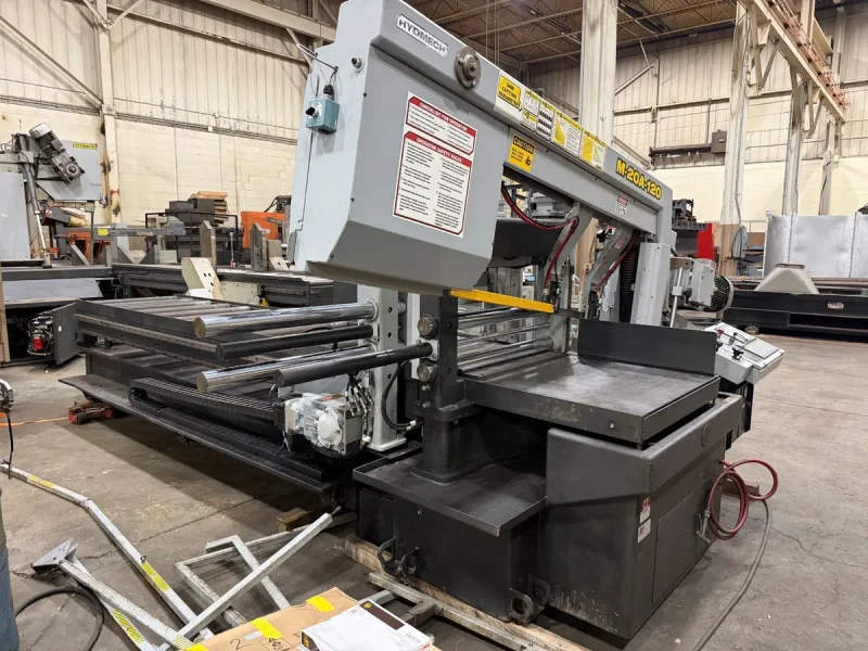 Used Hyd-Mech 20" x 30" fully automatic mitering bandsaw model M-20A-120