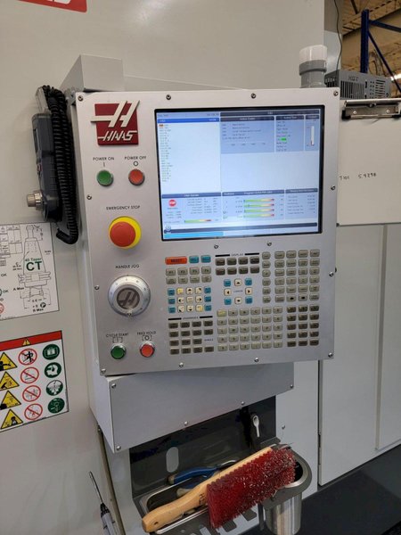 Haas EC-400 Pallet Pool 4-Axis CNC Horizontal Machining Center with 6-Station Pallet Pool, 12,000 RPM Spindle, Full 4th Axis, 100 Station Tool Changer, 1000 PSI Through Spindle Coolant, and Probing.