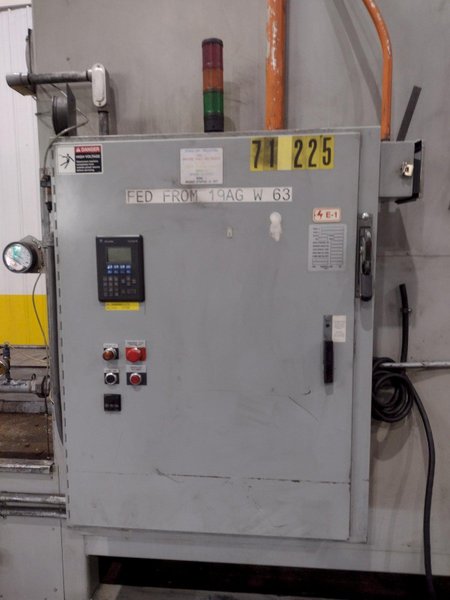 74" X 74" STOELTING MODEL #CSW8121 AUTOMATIC WASHER, WITH FLIP-UP DIE STATION POWERED INFEED, NEW 2012: YOBRO #25172