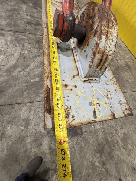 25 TON X 22’ LONG ARCHER STEEL SPREADER BAR / LIFTING BEAM: STOCK #22977