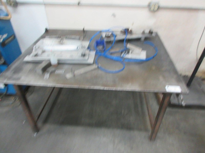 Steel Top Welding Table with Contents- Auction Item