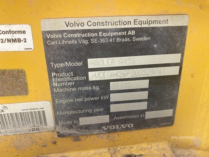 2022 Volvo A45G 352974