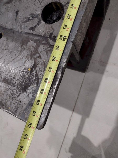 92&quot; X 120&quot; HEAVY DUTY STEEL SURFACE PLATE LAYOUT TABLE: STOCK #19730