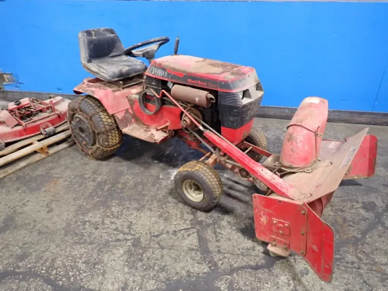 TORO LAWNMOWER W/ ATTACHMENTS