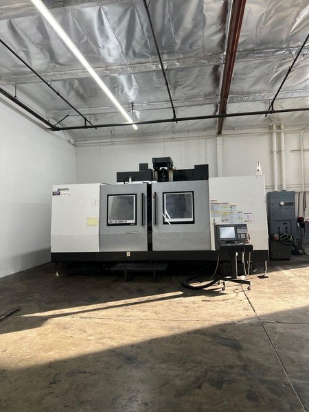 2016 OKUMA MILLAC 852VII VERTICAL MACHINING CENTER + 80&quot; X AXIS TRAVEL, 6k RPM GEAR HEAD SPINDLE, CT 50 V-Flange With BIGPLUS