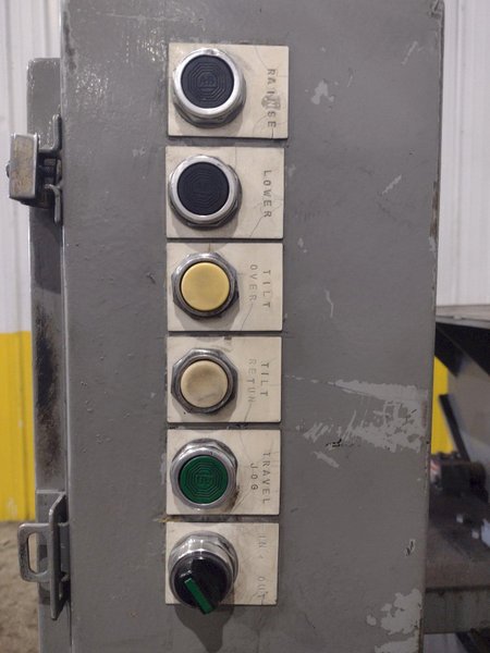 16,000 LB X 48" ROWE UB-16 COIL CAR/ UPENDER BUGGY. STOCK # 0218026