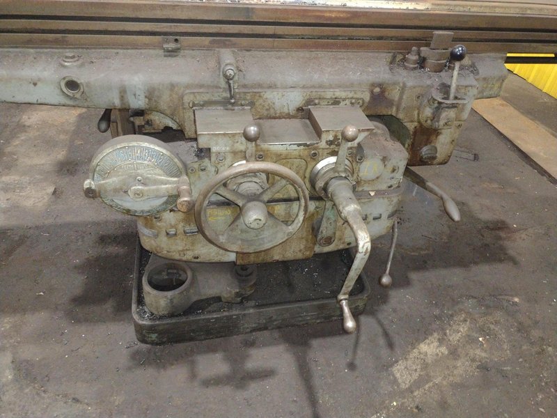 #4 KEARNEY &amp; TRECKER MILWAUKEE MODEL 4CK HORIZONTAL MILLING MACHINE: YOBRO #23955