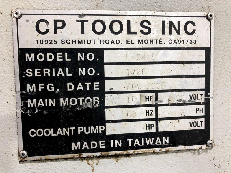 48" X 3/16" BIRMINGHAM MODEL #H-0445 HYDRAULIC SHEAR: STOCK #16941