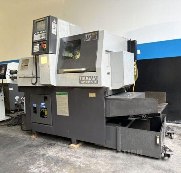 Tsugami B0205-III CNC Swiss Type Automatic Lathe